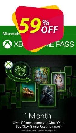 59% OFF 1 Month Xbox Game Pass Xbox One Discount