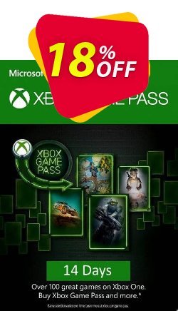 18% OFF 14 day Xbox Game Pass Xbox One Discount