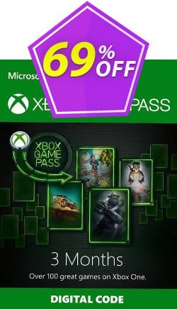 69% OFF 3 Month Xbox Game Pass Trial Xbox One Discount