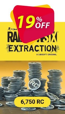 19% OFF Tom Clancy&#039;s Rainbow Six Extraction: 6,750 REACT Credits Xbox One & Xbox Series X|S Coupon code