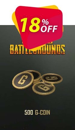 18% OFF PlayerUnknowns Battlegrounds 500 G-Coins Xbox Discount