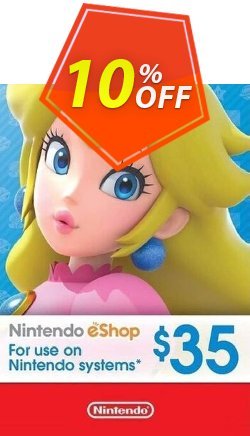 10% OFF Nintendo eShop Card - 35 USD Discount