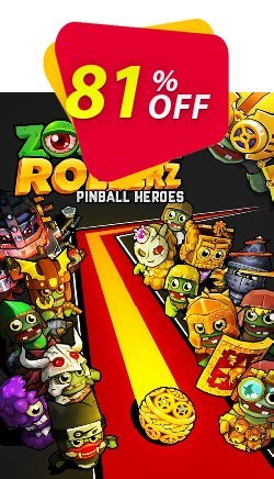 81% OFF Zombie Rollerz: Pinball Heroes PC Coupon code
