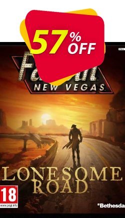 57% OFF Fallout New Vegas: Lonesome Road PC - DLC Coupon code