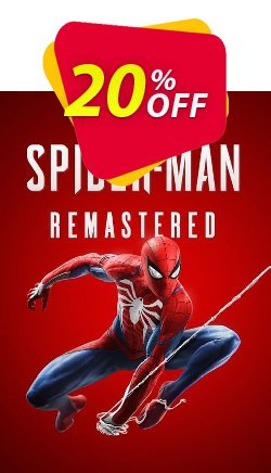 20% OFF Marvel&#039;s Spider-Man Remastered PS5 - US  Coupon code