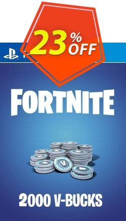 23% OFF Fortnite - 2000 V-Bucks PS4 - US  Discount