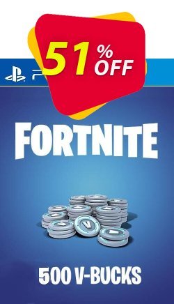 51% OFF Fortnite - 500 V-Bucks PS4 - US  Discount
