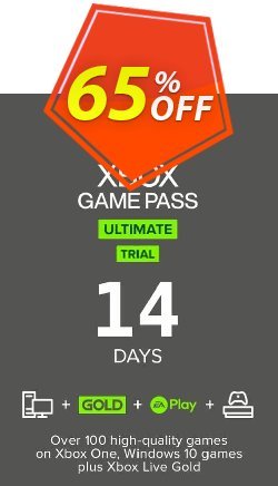 14 Day Xbox Game Pass Ultimate Trial Xbox One / PC - Non - Stackable  Coupon discount 14 Day Xbox Game Pass Ultimate Trial Xbox One / PC (Non - Stackable) Deal CDkeys - 14 Day Xbox Game Pass Ultimate Trial Xbox One / PC (Non - Stackable) Exclusive Sale offer
