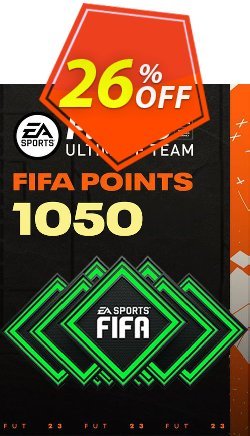 26% OFF FIFA 23 ULTIMATE TEAM 1050 POINTS PC Coupon code