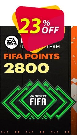 23% OFF FIFA 23 ULTIMATE TEAM 2800 POINTS XBOX ONE/XBOX SERIES X|S Coupon code