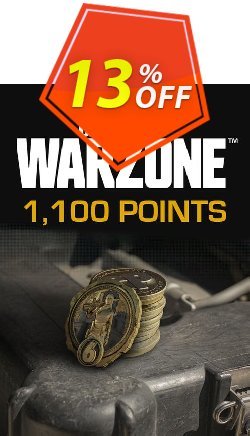 13% OFF 1,100 Call of Duty: Warzone Points Xbox - WW  Coupon code