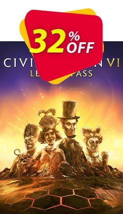 32% OFF Sid Meier&#039;s Civilization VI: Leader Pass PC - DLC Discount