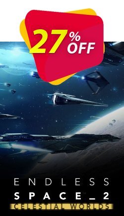 27% OFF Endless Space 2 - Celestial Worlds PC - DLC Coupon code