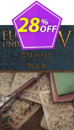 28% OFF Europa Universalis IV: Songs of War Music Pack PC - DLC Coupon code