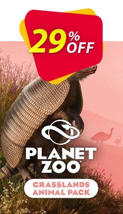 29% OFF Planet Zoo: Grasslands Animal Pack PC - DLC Coupon code