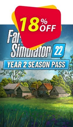 18% OFF Farming Simulator 22 - Year 2 Season Pass PC - DLC Coupon code