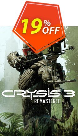 19% OFF Crysis 3 Remastered PC Discount
