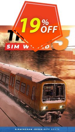 19% OFF Train Sim World 3: Birmingham Cross-City Line: Lichfield - Bromsgrove & Redditch Route Add-On PC - DLC Coupon code