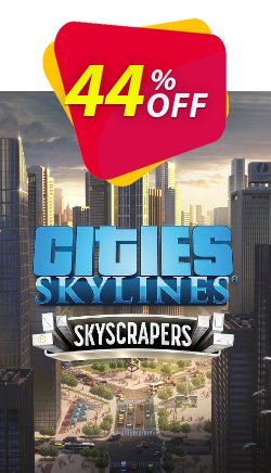 44% OFF Cities: Skylines - Content Creator Pack: Skyscrapers PC - DLC Coupon code