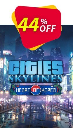 44% OFF Cities: Skylines - Content Creator Pack: Heart of Korea PC - DLC Coupon code