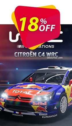 18% OFF WRC Generations - Citroën C4 WRC 2010 PC - DLC Coupon code