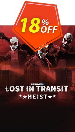 18% OFF PAYDAY 2: Lost in Transit Heist PC - DLC Coupon code