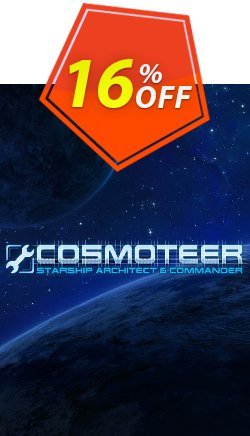 16% OFF Cosmoteer: Starship Architect & Commander PC Coupon code