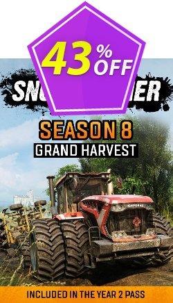 43% OFF SnowRunner - Season 8: Grand Harvest PC - DLC Coupon code