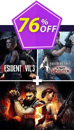 76% OFF RESIDENT EVIL STEAM PC BUNDLE Coupon code