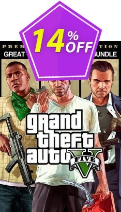 14% OFF Grand Theft Auto V: Premium Online Edition & Great White Shark Card Bundle PC Coupon code