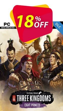 18% OFF Total War: THREE KINGDOMS PC Eight Princes DLC - US  Discount