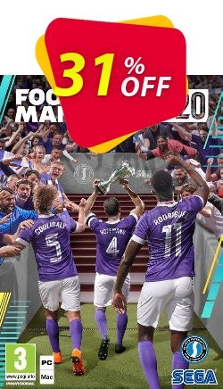 31% OFF Football Manager 2020 PC - WW  Discount