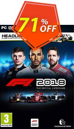 71% OFF F1 2018 Headline Edition PC Discount