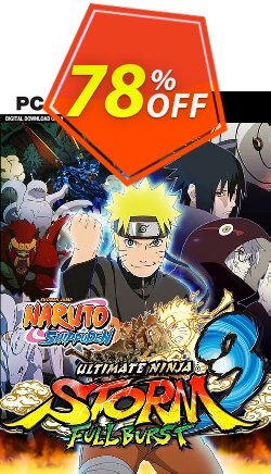 78% OFF NARUTO SHIPPUDEN Ultimate Ninja STORM 3 - Full Burst HD PC Discount