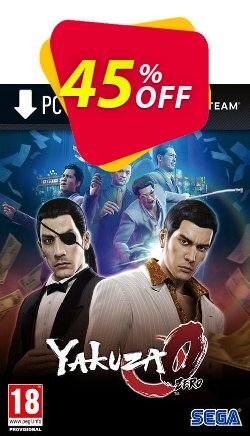 45% OFF Yakuza 0 PC Discount