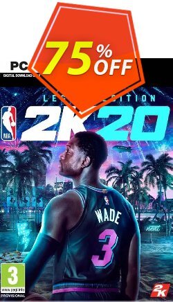 75% OFF NBA 2K20 Legend Edition PC - EU  Discount