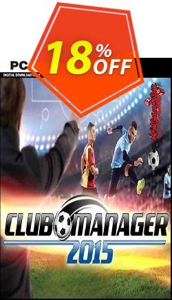 18% OFF Club Manager 2015 PC Discount