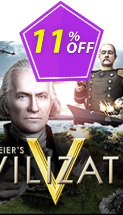 11% OFF Sid Meier's Civilization V PC Discount