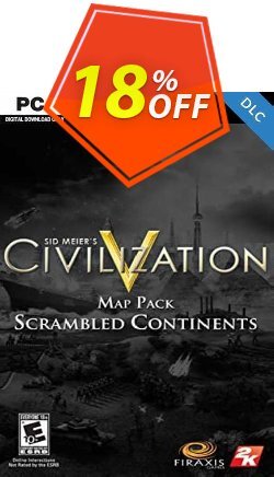 Civilization V Scrambled Continents Map Pack PC Deal