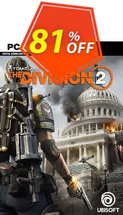 81% OFF Tom Clancy's The Division 2 PC Discount