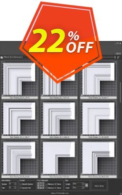 22% OFF K-studio Sweep Profile Mitered Door Drawer 2 Coupon code