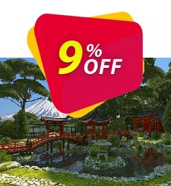 9% OFF 3PlaneSoft Japanese Garden 3D Screensaver Coupon code