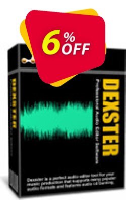 6% OFF Dexster Audio Editor Coupon code