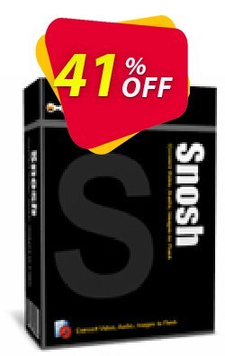 41% OFF Snosh Coupon code