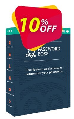 Password Boss Family Annual Subscription - 5 Users Impressive promotions code 2024