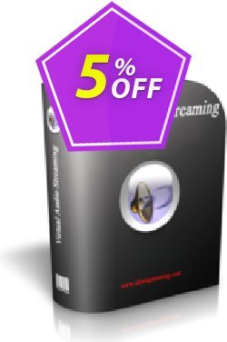 5% OFF Virtual Audio Streaming Site License Coupon code