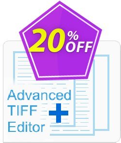 20% OFF Advanced TIFF Editor - Site License Coupon code