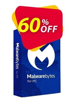 60% OFF Malwarebytes Standard - 5 Devices  Coupon code