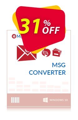 31% OFF Mailsware MSG Converter Coupon code