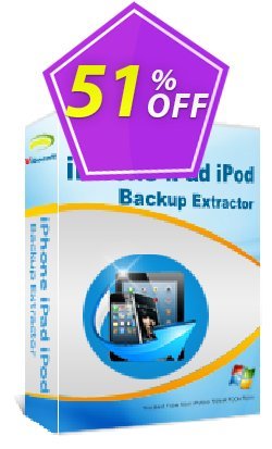 51% OFF Vibosoft iPhone/iPad/iPod Backup Extractor Coupon code